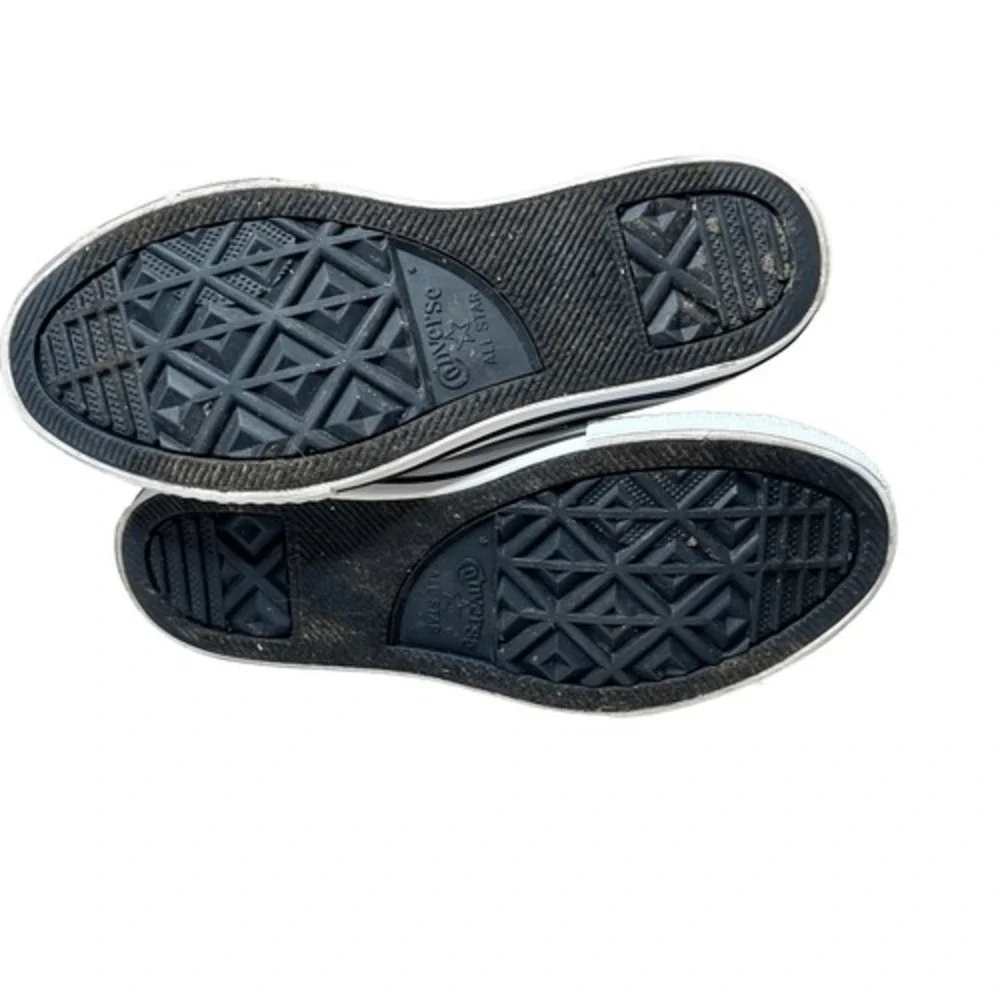 Converse All Stars CT OX Low Top Sneaker Double Tongue Silver Junior 1‎ Metallic